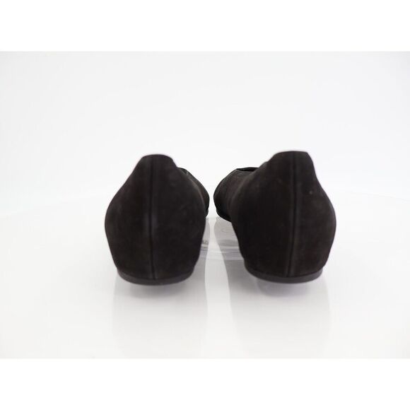Eileen Fisher Womens Una Hidden Wedge Ballet Flats Size 8 Black Suede Round Toe - Picture 3 of 8